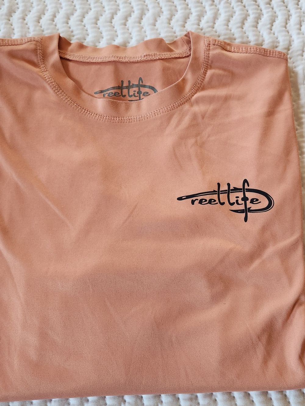 Reel Life Men's Long Sleeve Crew Tee Size XL